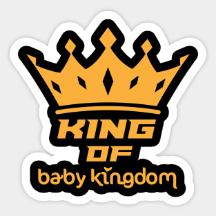 KING OF BABY KINGDOM Sticker